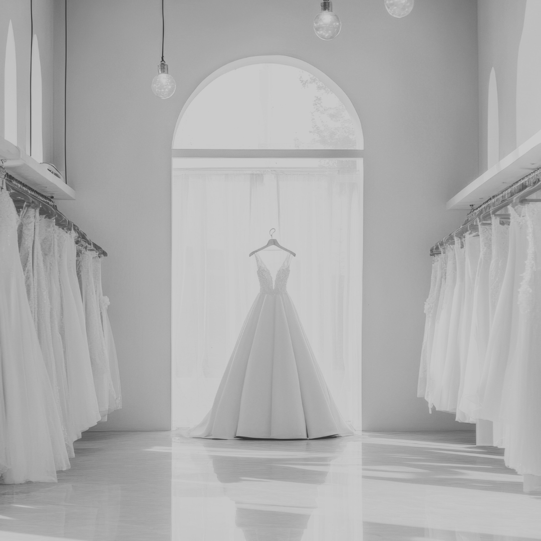 Dress fitting at LePage Bridal