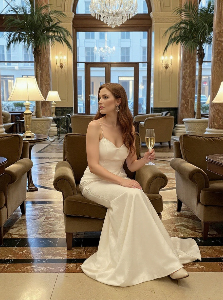 STRAPLESS SWEETHEART FIT AND FLARE