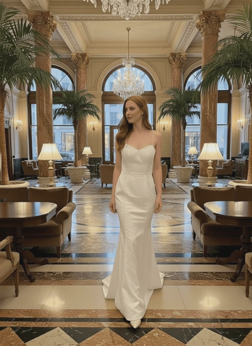 STRAPLESS SWEETHEART FIT AND FLARE